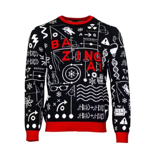 The Big Bang Theory ‘Bazinga’ Christmas Jumper / Ugly Sweater