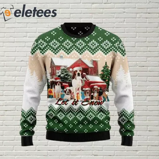 Let It Snow Ugly Christmas Sweater X1XZ9IOG
