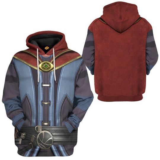 Doctor Strange in the Multiverse of Madness 3D Full Over Print Hoodie | Dr Strange Custom Hoodie | Superhero Avengers Team