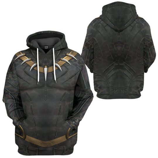 Killmonger Golden Jaguar 3D Full Over Print | Erik Killmonger Black Panther Costume Shirt | Superhero Avengers Team
