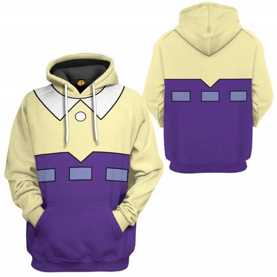 Ferb Fletcher 3D Full Over Print Hoodie | Cosplay Phineas and Ferb Hoodie | Magic Kingdom Family Cosplay Halloween Hoodie