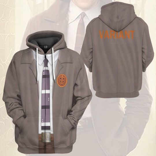 Loki TVA Variant Outfit Custom Full Over Print Hoodie | The God of Mischief Custom Outfit | Loki Season 2 Custom Outfit