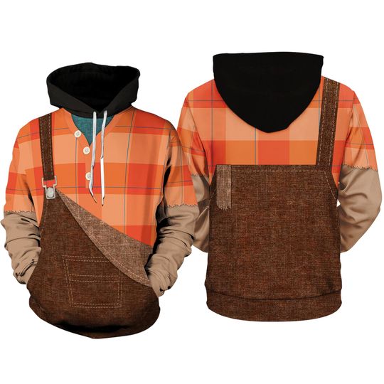 Wreck It Ralph 3D Full Over Print Hoodie | Wreck It Ralph Cosplay Shirt | Vanellope von Schweetz Magic Kingdom Hoodie