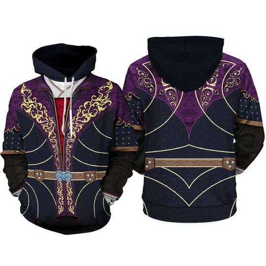 Baldur's Gate Astarion Full Over Print 3D Hoodie | Baldur Gate Astarion High Elf Shirt | Baldur Gate Cosplay  Hoodie