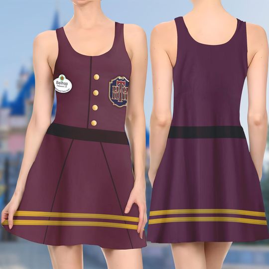 The Twilight Zone Tower Of Terror 3D Cosplay Costume Skater Dress, Tower Of Terror Park Dress, Tower Of Terror Mom Daughter Dress