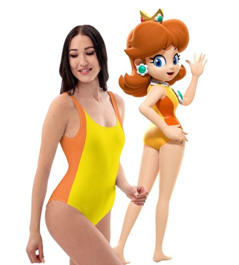 Princess Daisy Adult Swimsuit