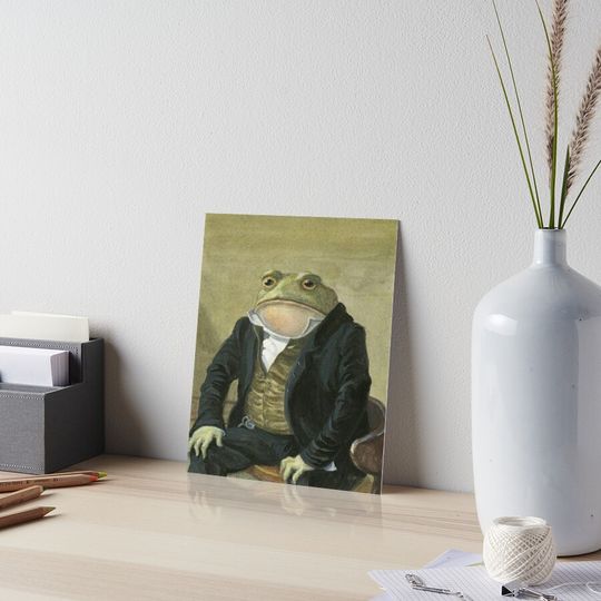 Colonel Toad / Sir Toad Art Board Print