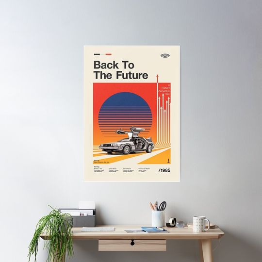 Alternative Movies Back To The Future Vintage Poster Poster