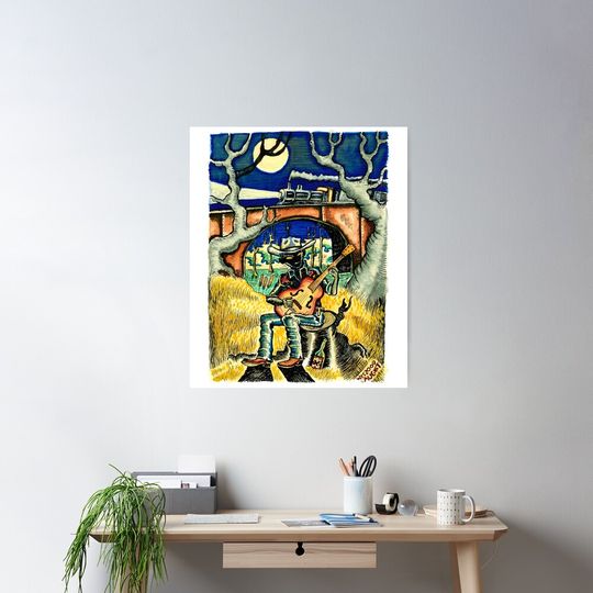 Hank Williams Ramblin Man Poster