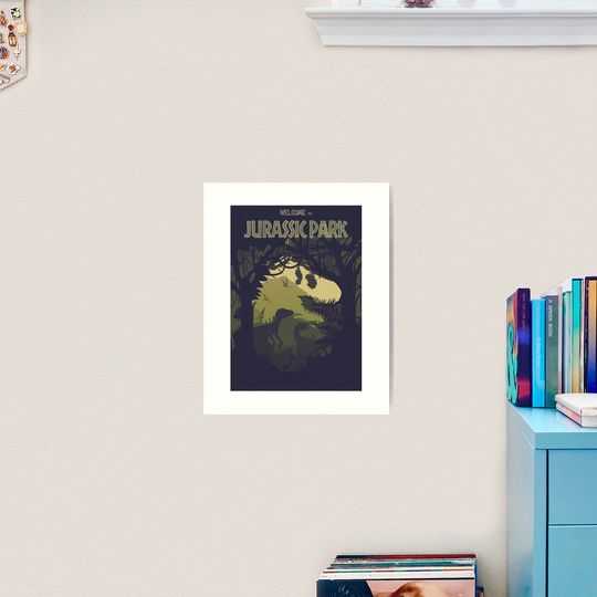 Welcome to Jurassic Park Art Print