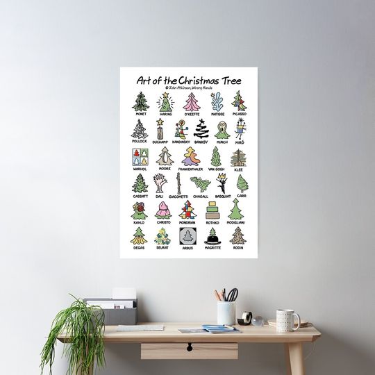 Art of the Christmas Tree Poster