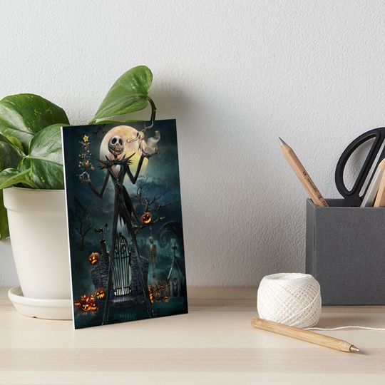 Jack Skellington Art Board Print