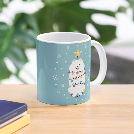 Samoyed Christmas Tree Coffee Mug
