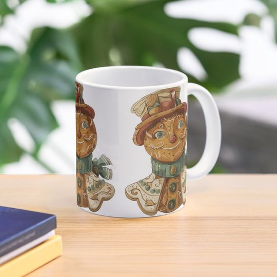 Vintage Christmas Gingerbread Man 04 Coffee Mug
