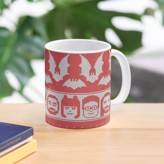 Ugly Christmas Sweater What we Do In The Shadows Version Coffee Mug