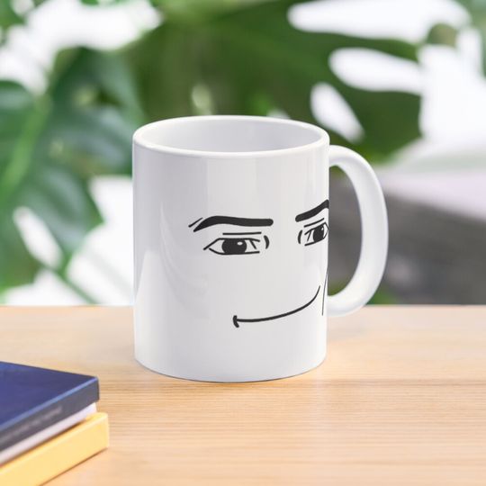 Roblox Man Face Coffee Mug