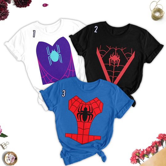 Spidey And His Amazing Friends Costume Halloween Shirt, Spidey Hero Halloween Costume Shirt, Spiderman Character Costume Cosplay Party Tee