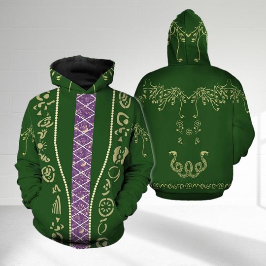 Hocus Pocus Costume Shirt, Winifred Sanderson Cosplay Costume Hoodie, Halloween Costume Outfit, Sanderson Sisters All Over Print Sweatshirt