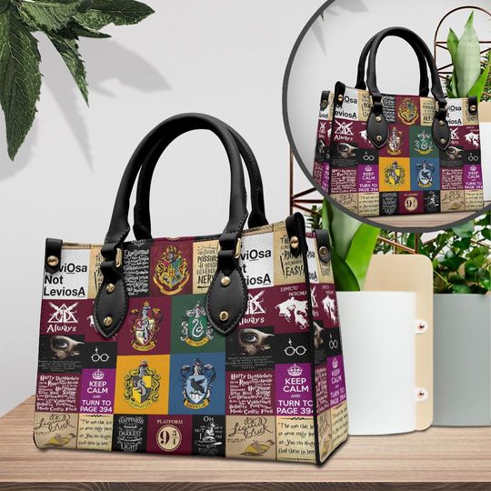 Harry Potter Movie Leather Bag, Harry Potter Lover's Handbag, Movie Handbag, Custom Leather Bag, Women Handbag, Harry Potter Women Wallet