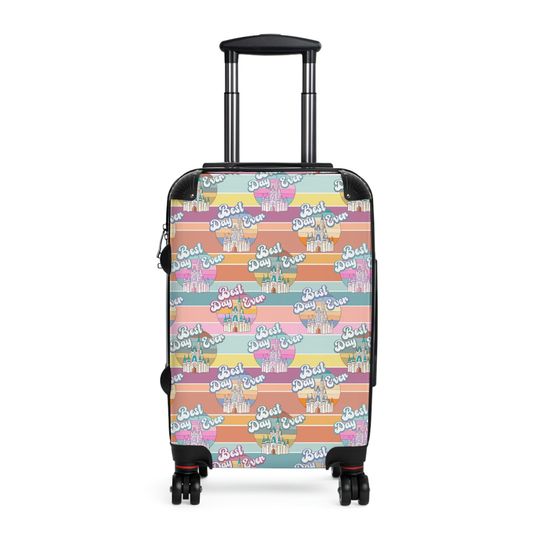 Best Day Ever Rolling Travel Suitcase for Magical Vacation | Cabin Suitcase | Rolling Luggage | Small Carry On Luggage