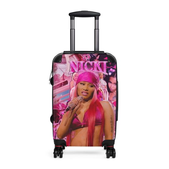 nicki minaj Suitcase | Travel Luggage | Best Gift | New Year Gift | Christmas Gift