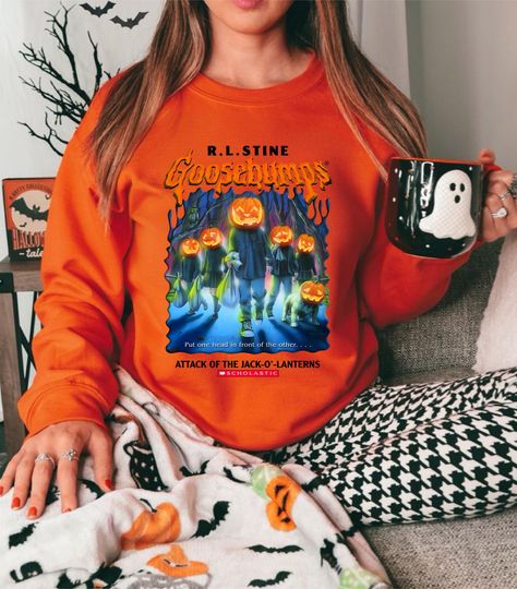 Goosebumps | Nostalgia | Scary Stories | Childrens Book | Retro | 2000s | Halloween | Crewneck | Sweatshirt