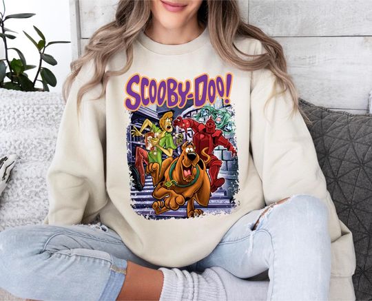 Scooby Doo | Nostalgic Movie | Retro TV Show | 90s | 2000s | Crewneck | Sweatshirt