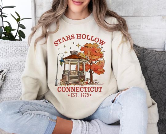 Gilmore Girls | Stars Hollow | Fall | TV Show | Retro | Autumn | Spooky Season | 2000s | Sweatshirt | T Shirt | Vintage | Nostalgia