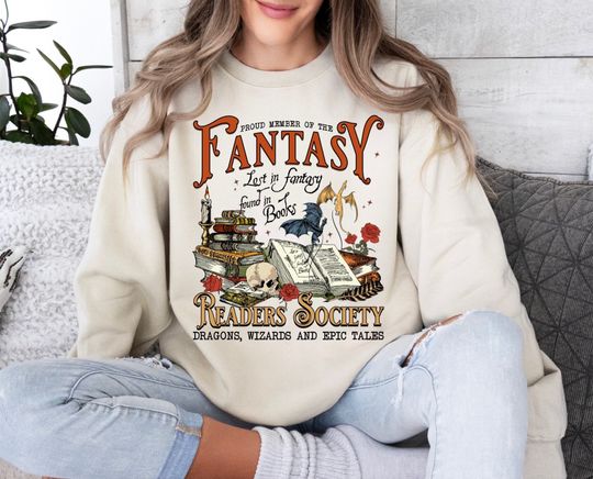 Fantasy | Book | Romantasy | Romance | Novel | Fiction | Folklore | Crewneck | Sweatshirt | T Shirt | From Blood and Ash | ACOTAR | Reader