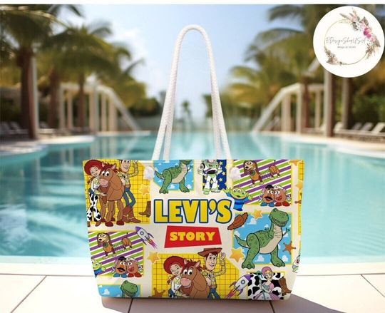 Personalized Disney Pixar Toy Story Weekender Bag, Disney Family Summer Vacation Beach Bag, WDW Disneyland Toy Story Summer Vacation 2024
