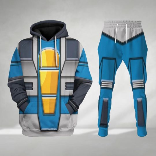 Thundercracker Costume Hoodie, Transformers Movie Characters Cosplay, Decepticon Gift, Autobots Costume, Thundercracker Workout Jogger