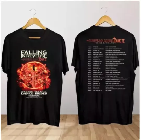 Falling in Reverse Popular Monstour II 2024 T-Shirt, Falling in Reverse T-Shirt
