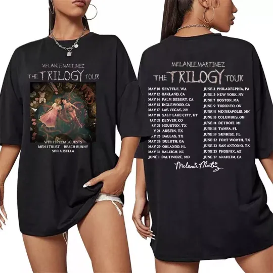 Melanie Martinez The Trilogy Tour T-Shirts | Unisex Short Sleeve Fashion Y2K