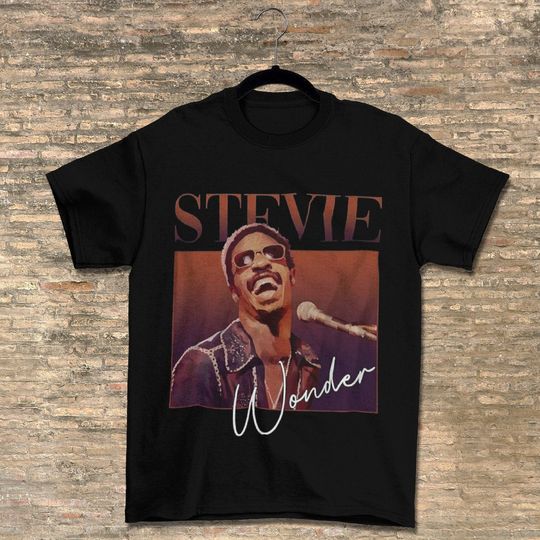 Vintage Stevie Wonder Throwback Crewneck Unisex T-Shirt