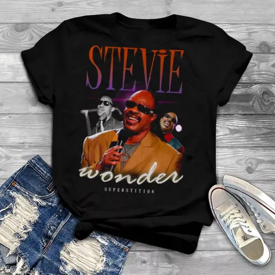 Stevie Wonder shirt Gift For Fans Men Shirt