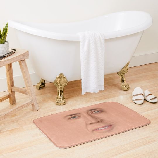 Nicolas Cage Bath Mat