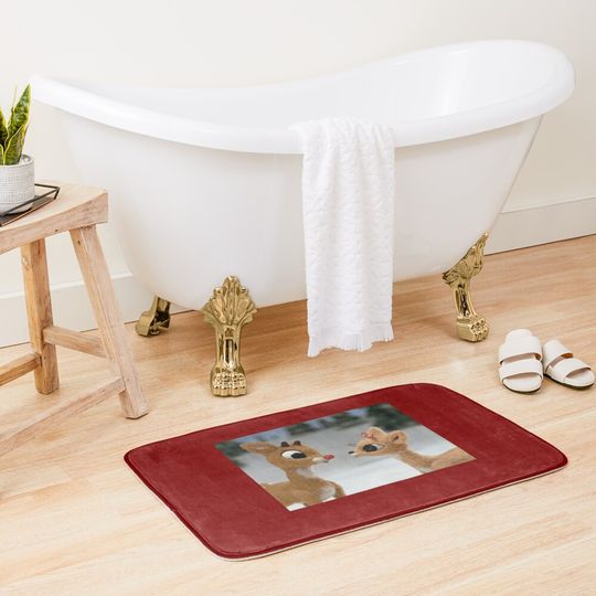 Rudolph and Clarice Bath Mat