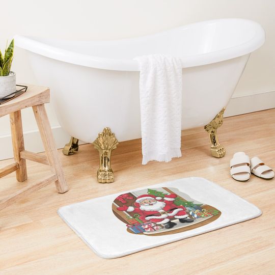 Santa Bath Mat