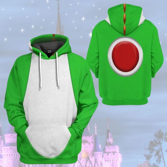 Bowser 3D Full Over Print Shirt, Bowser Halloween Costume Hoodie, Mushroom Cosplay For Halloween, Video Game & Friends 3D Shirt Mushroom