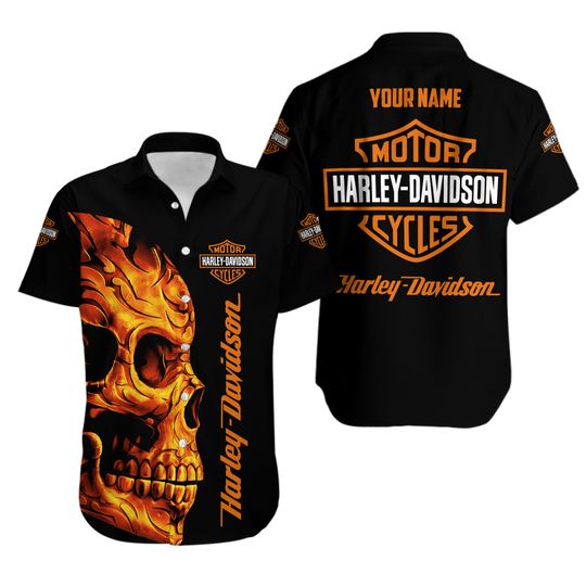 Discover Harley Racing Casual Davidson Shirt, Davidson Button Down Harley Shirt