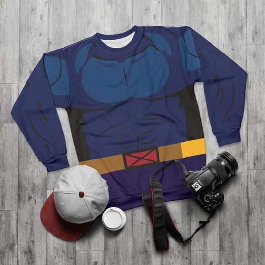 Dr. Hank McCoy Long Sleeve Shirt, Mutant Human Costume, Beast Cosplay, Comic-Con Outfit, Halloween Event Apparel, Fashion for runDisney