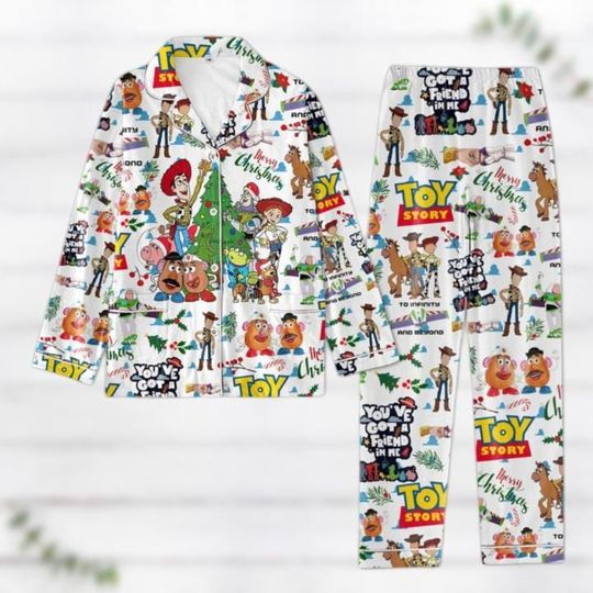 Christmas Toy Story Group Matching Family Pajamas, Disney Tory Story Pajamas Set, Woody Buzz Lightyear Jessie Shirt,Magic Kingdom Shirt