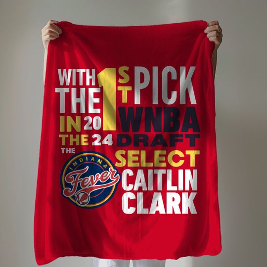 Caitlin Clark 22 Fleece Blanket | Room Decor | Gift For Sport Fan