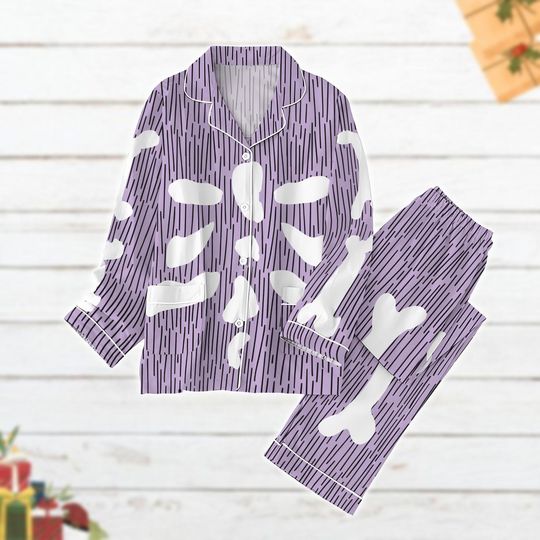 Christmas Barrel Disney Pajamas Set, Lock Shock And Barrel Shirt, Magic Kingdom Pajamas For Party, Nightmare Before Christmas Merch