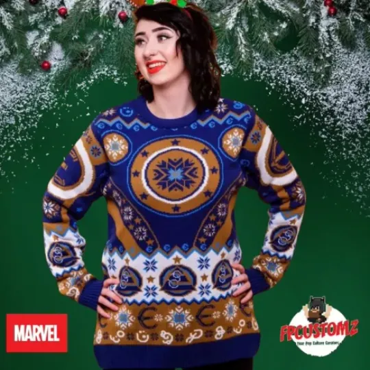Marvel Eternals Christmas JumperChristmas Ugly Sweater