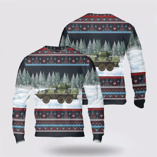 US Army AVGP Cougar Ugly Christmas Sweater Size S-5XL