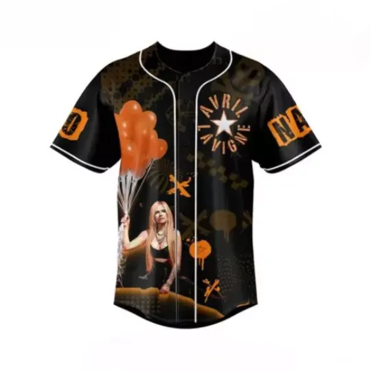 Avril Lavigne Baseball Jersey, Personalized Avril Lavigne Shirt