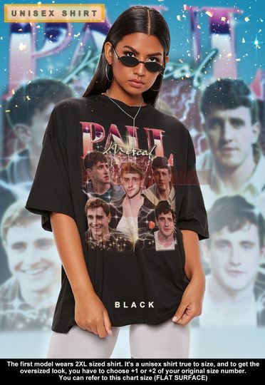 PAUL MESCAL 90's T-shirt - Paul Mescal Bootleg Tees, Paul Mescal Fans Gifts, Paul Mescal Vintage Retro Shirt, Paul Mescal Fans Kids Tee