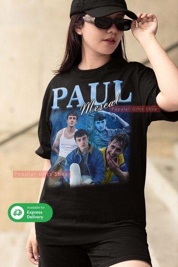 Paul Mescal Vintage Unisex Shirt, Vintage Paul Mescal TShirt Gift For Him and Her, Best Paul Mescal- Express Shipping Available