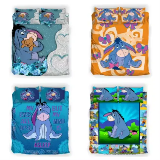Donna Duvet Cover Bedding Set Winnie the Pooh Duvet Cover Gift for Kids